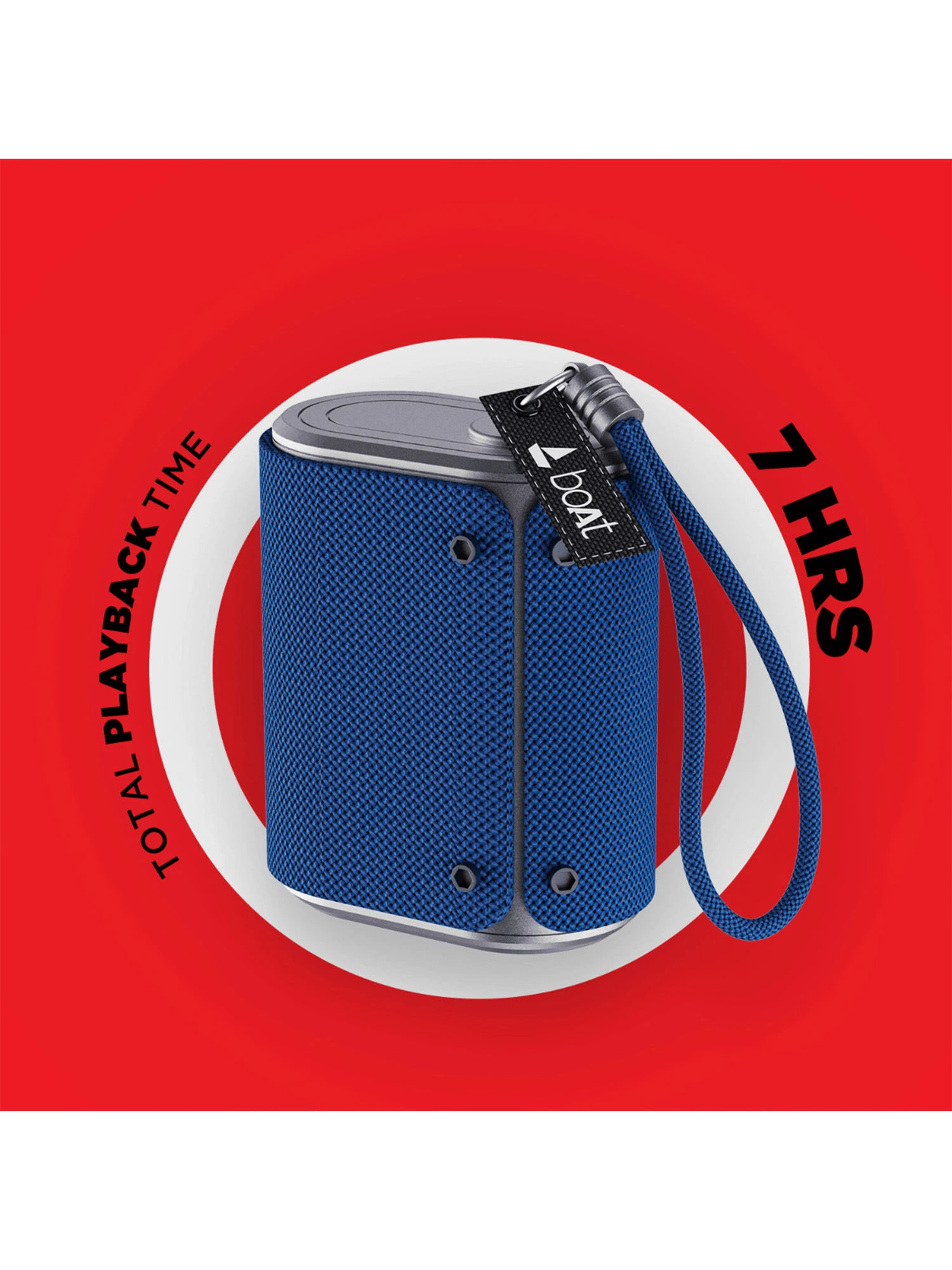 Boat Stone Grenade 5 W Bluetooth Speaker, IPX6 Water & Shock Resistant (Sapphire Blue) 4 Boat Stone Grenade 5 W Bluetooth Speaker, IPX6 Water & Shock Resistant (Sapphire Blue) – Bild 2