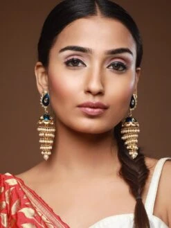 Kasya Maroon Cotton Printed Flared Long Dress