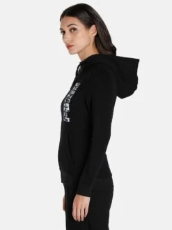 Puma Hooded Fullzip Womens Black Jacket -Gemischtwarenladen Für Damenmode 697d1dd67543701 2