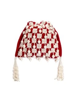 A Clutch Story Rubysome Pearl Tassel Handembroidered Potli