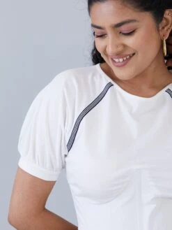 Muvazo Statement Corset Top White -Gemischtwarenladen Für Damenmode 6e59ca1MZF074 White 5