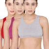 Bodycare Sports Bra In Grey-Maroon-Wine Color (Pack Of 3) -Gemischtwarenladen Für Damenmode 6f41c81HBDC00281 1