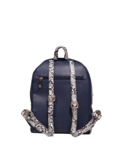 BESSIE LONDON Animal Structure Backpack Blue -Gemischtwarenladen Für Damenmode 78d0bf8BL4685 Navy 3