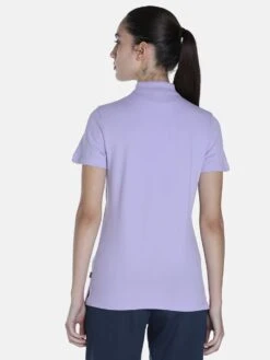 Puma Ess Womens Purple Polo T-Shirt -Gemischtwarenladen Für Damenmode 7b292dePMAPA 58843925 5