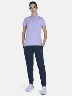Puma Ess Womens Purple Polo T-Shirt -Gemischtwarenladen Für Damenmode 7b292dePMAPA 58843925 6