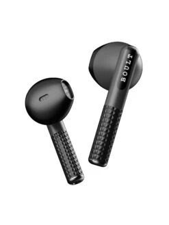 Boult Audio AirBass XPods Pro TWS Earbuds, 24H Playtime, Quad Mics For Pro+ Calling (Black)