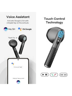 Boult Audio AirBass XPods Pro TWS Earbuds, 24H Playtime, Quad Mics For Pro+ Calling (Black) -Gemischtwarenladen Für Damenmode 7e83502MBOULT00000078 9