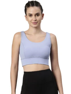 Gemischtwarenladen Für Damenmode 33 Enamor Athleisure Womens E117-full Coverage Medium Impact Dry Fit Sports Bra Blue