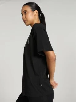 Puma Essentials+ MARBLEIZED Relaxed Women Black T-Shirt -Gemischtwarenladen Für Damenmode 83e98aaMD67758901 2