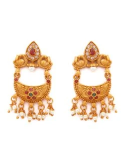 Priyaasi Traditional Gold Plated Real Kemp Temple Jewelley Set 12 Priyaasi Traditional Gold Plated Real Kemp Temple Jewelley Set -Gemischtwarenladen Für Damenmode 893d014NL PR 10720 5