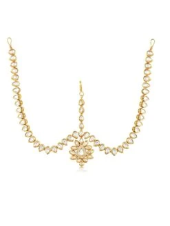Curio Cottage Kundan And Gold Bridal Matha Patti 7 Curio Cottage Kundan And Gold Bridal Matha Patti -Gemischtwarenladen Für Damenmode 8aecdfbFAE45 3