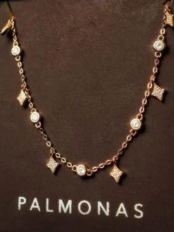 Palmonas 18K Rose Gold Plated Diamond Affair Necklace For Women -Gemischtwarenladen Für Damenmode 8caffa3Pala PM NECKLACE 018 4