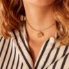 Accessorize London Real Gold Plated Gold Z Modern Heirloom Rope Chain Coin Choker Necklace -Gemischtwarenladen Für Damenmode 8f8b4f2MA 48269281001 1