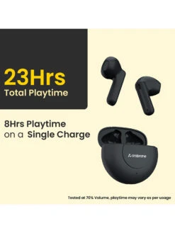 Ambrane Dots Muse True Wireless Earbuds With 23 Hours Playtime, Easy Touch Controls, IPX4 Black -Gemischtwarenladen Für Damenmode 9457e71AMBRA00000083 3