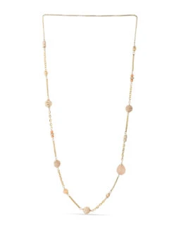 ToniQ Stylish Gold Plated Pink Beaded Long Necklace For Women 10 ToniQ Stylish Gold Plated Pink Beaded Long Necklace For Women -Gemischtwarenladen Für Damenmode 9ad2884OSS29TIJB10 3