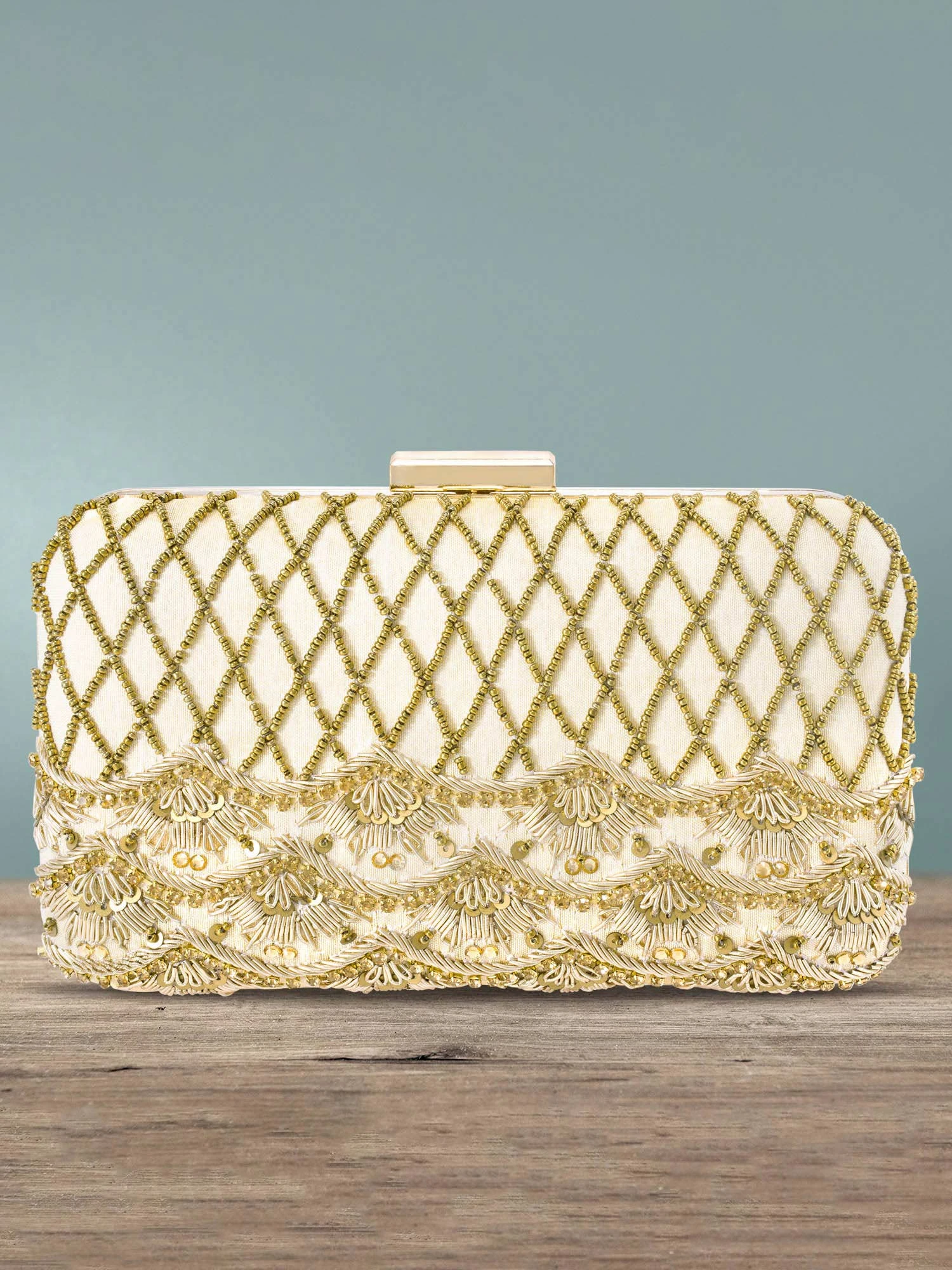 Peora Clutch Purses For Women Wedding Handmade Evening Handbags Party Bridal Clutch -C38G 3 Peora Clutch Purses For Women Wedding Handmade Evening Handbags Party Bridal Clutch -C38G