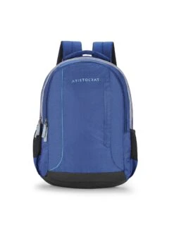 Aristocrat Polyester 26L Amp Laptop Backpack - H Blue For Men & Women