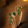 Saraf RS Jewellery Gold Plated With Green American Diamond Studed Handcrafted Stylish Bracelet 2 Saraf RS Jewellery Gold Plated With Green American Diamond Studed Handcrafted Stylish Bracelet -Gemischtwarenladen Für Damenmode a9a359bSJBR1103 1