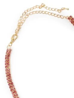 Odette Pink Embellished Stunning Necklace Set -Gemischtwarenladen Für Damenmode a9fdddeNEW43 7