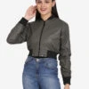 Aesthetic Bodies Women's Bomber Jacket Olive -Gemischtwarenladen Für Damenmode abwbojo4233 2 1 b59c9549