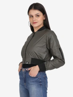 Aesthetic Bodies Women's Bomber Jacket Olive -Gemischtwarenladen Für Damenmode abwbojo4233 2 3 e365fde5