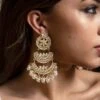 Teejh Eshana Pearl And Polki Earring -Gemischtwarenladen Für Damenmode ac16315TEJDES31 1