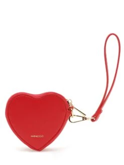 MIRAGGIO Faith Quilted Heart-Shaped Coin Pouch/Wristlet For Women - Red -Gemischtwarenladen Für Damenmode ac47570MHB0001PH RD 4