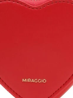 MIRAGGIO Faith Quilted Heart-Shaped Coin Pouch/Wristlet For Women - Red -Gemischtwarenladen Für Damenmode ac47570MHB0001PH RD 5