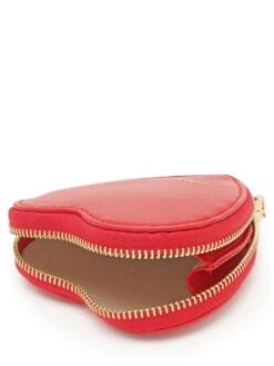 MIRAGGIO Faith Quilted Heart-Shaped Coin Pouch/Wristlet For Women - Red -Gemischtwarenladen Für Damenmode ac47570MHB0001PH RD 6