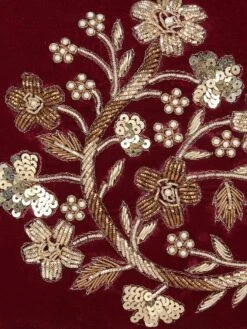 Anekaant Vista Maroon Embellished Clutch -Gemischtwarenladen Für Damenmode adcl2141a 7