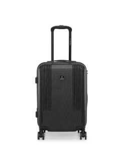Swiss Brand Sion 2.0 Black Color Abs Hard Cabin Trolley