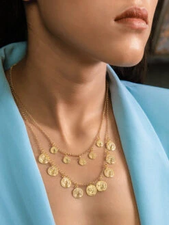 Shaya By CaratLane Gold All In Necklace In Gold Plating