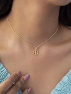 Shaya By CaratLane The Peacekeeper Charm Necklace