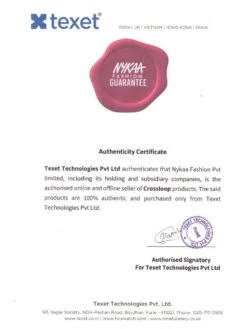 Crossloop GEN TWS Bluetooth Earbuds With 3W Speaker Case -Pine Wood Finish -Gemischtwarenladen Für Damenmode authenticity certificate nykaa fashion 61cc3355 fa413c6a 1