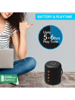 Portronics Sounddrum Plus A 15W Portable Bluetooth 5.0 Speaker With Boosted Bass 5-6 Hrs Playtime -Gemischtwarenladen Für Damenmode b238ea4POR 1040 5