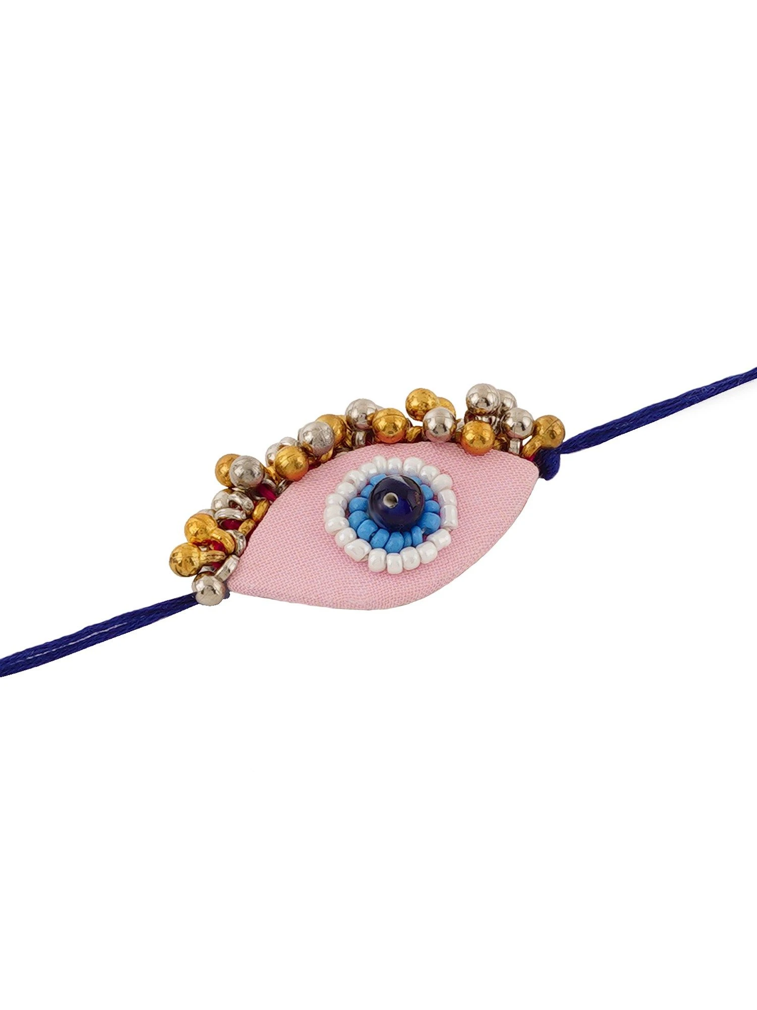 Teejh Amnita Pink Evil Eye Rakhi 7 Teejh Amnita Pink Evil Eye Rakhi – Bild 5