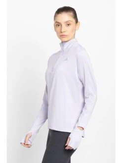 Adidas Women Fast 1/2 Zip Purple Running T-Shirt -Gemischtwarenladen Für Damenmode b8aa8dfHR5704 3