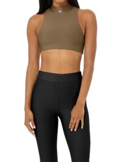 Alo Airlift Fuse Bra Tank Gravel