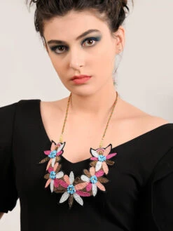 Odette Beaded Multicolour & Necklace