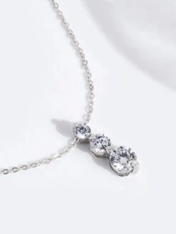 March By FableStreet Sterling Silver Zircon Journey Necklace -Gemischtwarenladen Für Damenmode bbfadb5NK FABLE00003103 2