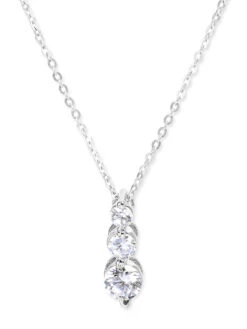 March By FableStreet Sterling Silver Zircon Journey Necklace -Gemischtwarenladen Für Damenmode bbfadb5NK FABLE00003103 4