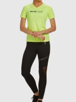 Baller Athletik V-neck Performance T-shirts - Neon Yellow -Gemischtwarenladen Für Damenmode bcb0140BA013FNYEXS 4