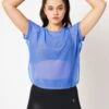 BODD ACTIVE Vista Blue All Mesh T-Shirt -Gemischtwarenladen Für Damenmode bccb57bMBODDA00000828 1