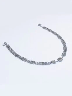 Creyonsbymansi Silver Diamond Bead Waist Saree Belt -Gemischtwarenladen Für Damenmode bd4369bwb1 4