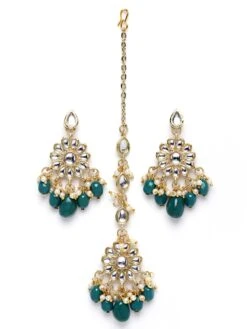 Karatcart Gold Plated Green Tumble Choker Necklace (Set Of 3) 15 Karatcart Gold Plated Green Tumble Choker Necklace (Set Of 3) -Gemischtwarenladen Für Damenmode bd6702d11015443 6