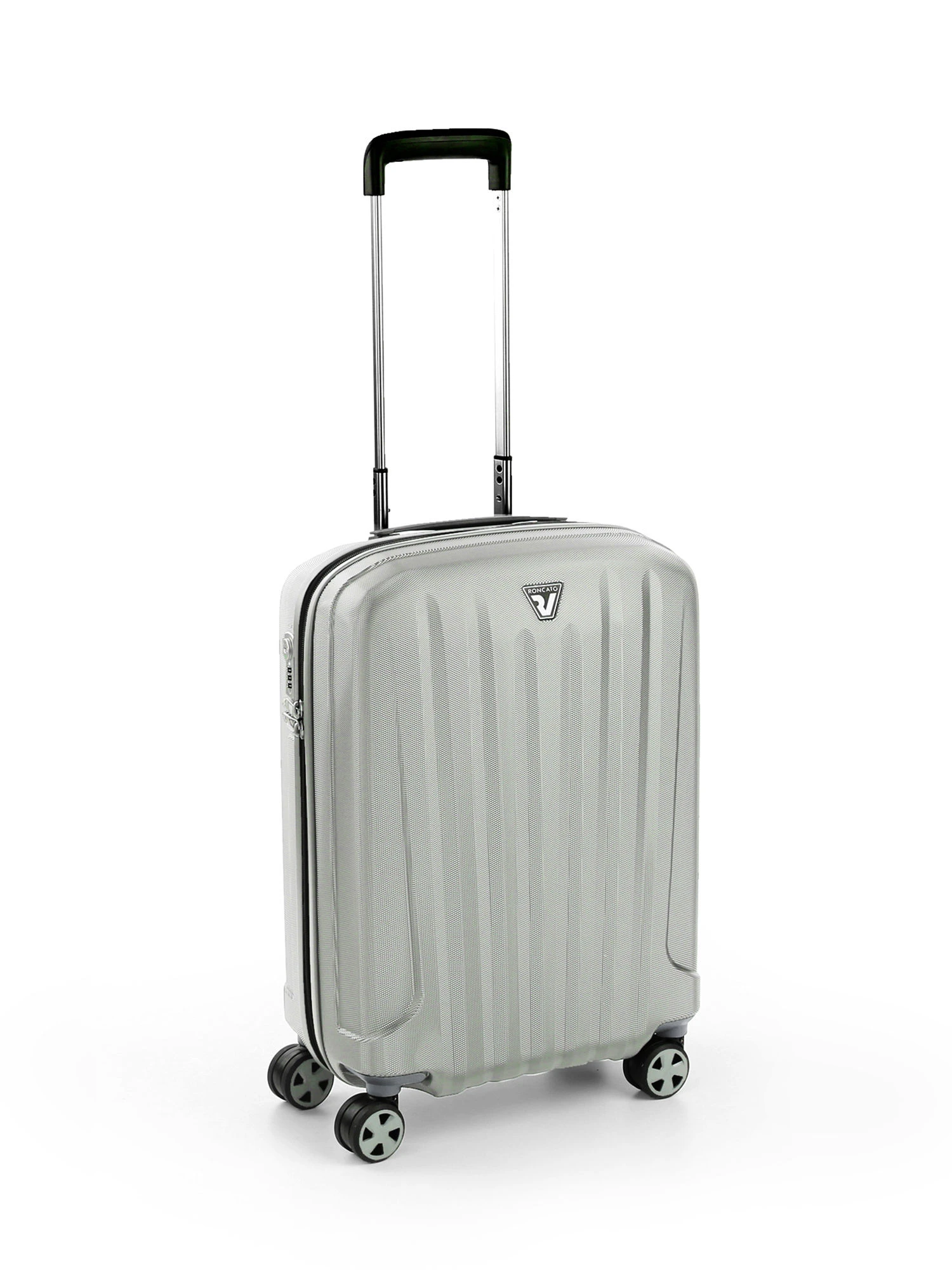 Roncato UNICA Silver Color Polycarbonate Material Hard 21" Cabin Trolley 4 Roncato UNICA Silver Color Polycarbonate Material Hard 21" Cabin Trolley – Bild 2