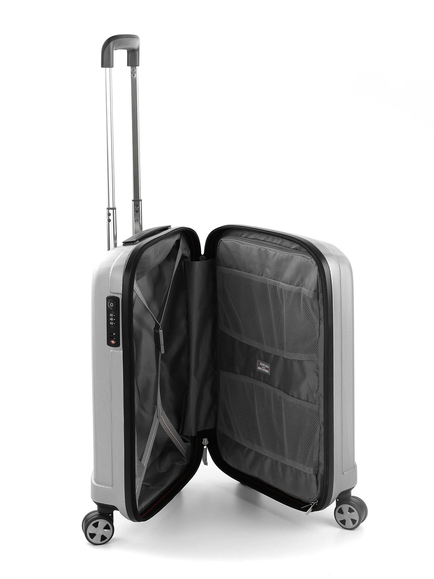 Roncato UNICA Silver Color Polycarbonate Material Hard 21" Cabin Trolley 6 Roncato UNICA Silver Color Polycarbonate Material Hard 21" Cabin Trolley – Bild 4