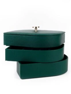 Odette Olive Green Stunning Three Tire Vanity Box -Gemischtwarenladen Für Damenmode c5c46d4NYKFF ODETT00005820 2