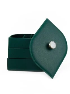 Odette Olive Green Stunning Three Tire Vanity Box -Gemischtwarenladen Für Damenmode c5c46d4NYKFF ODETT00005820 3