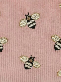 Accessorize London Women's Cotton Pink Bee Embellished Cosmetic Pouch -Gemischtwarenladen Für Damenmode c646975MA 48902570001 7